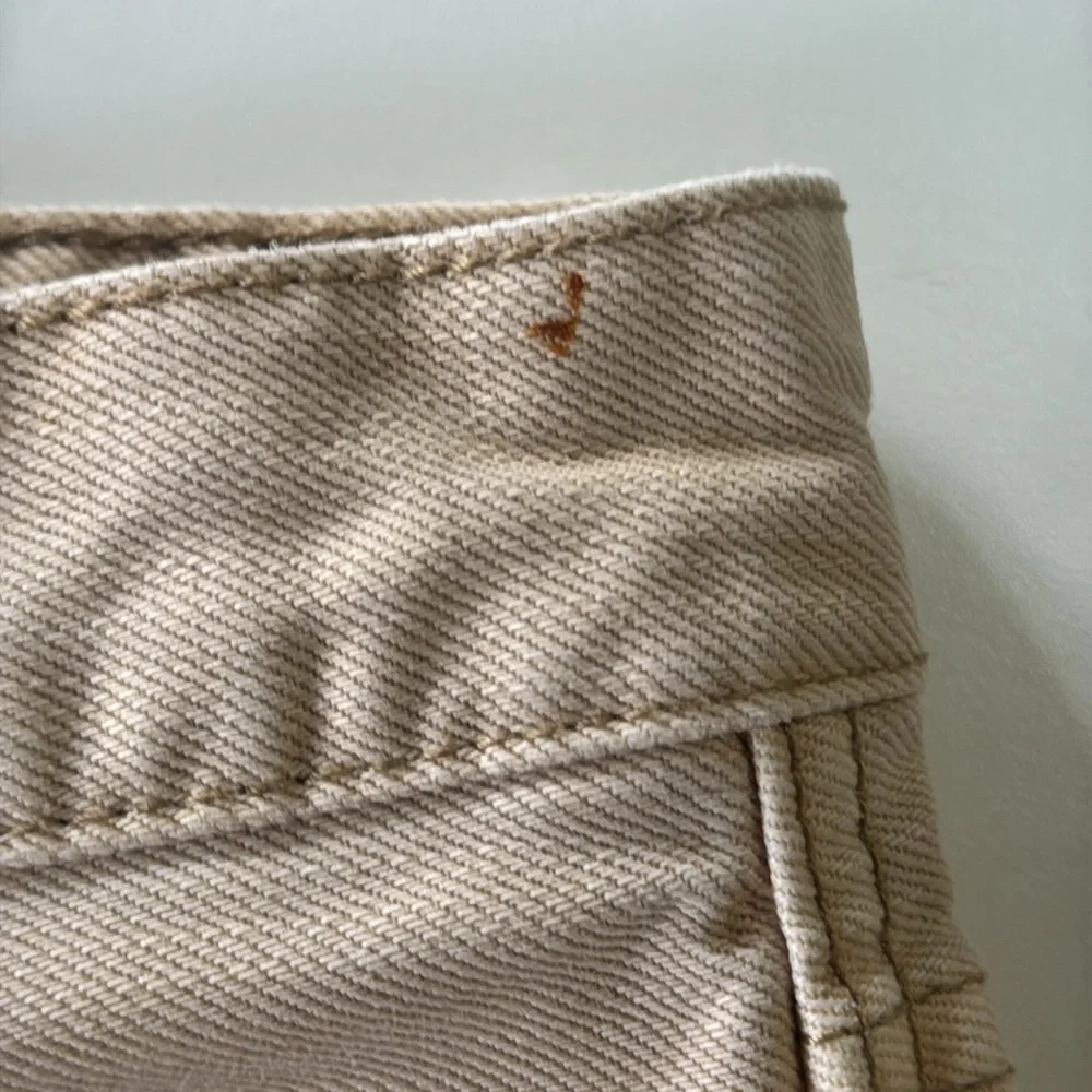 Free People Frayed Hem Khaki Shorts - Picture 8 of 9
